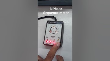 THREE PHASE SEQUENCE METER