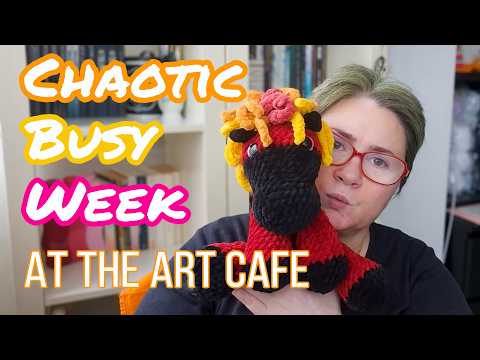 Writing a new story, designing covers, and a a crochet pattern release | Realistic Studio Vlog