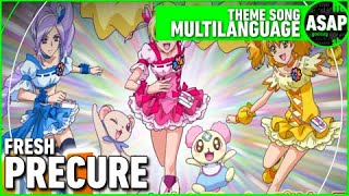 Fresh Precure OP | Multilanguage (Requested)