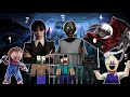 Wednesday giant charles chucky and granny epic battle  monster school  minecraft animation