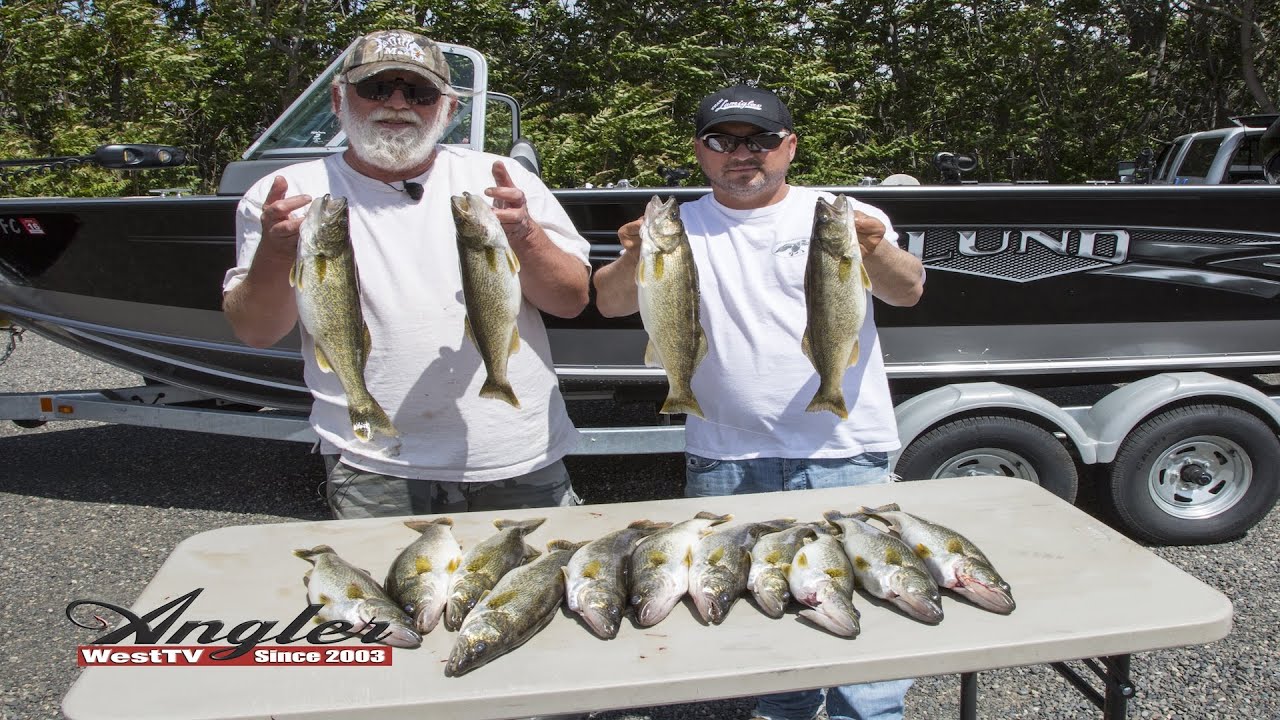 Columbia River Post Spawn Walleye Fishing - YouTube