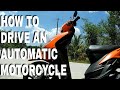REX Vlogs | How To Drive An Automatic Motorcyle (Scooter) | Yamaha Mio 115