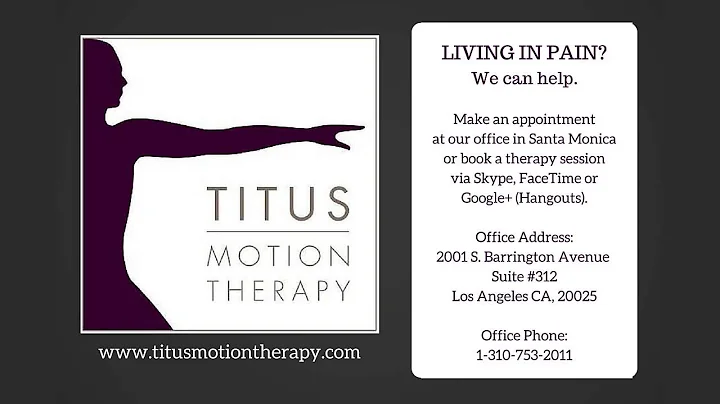 "Living Pain Free" w/ Frank Titus of Titus Motion ...