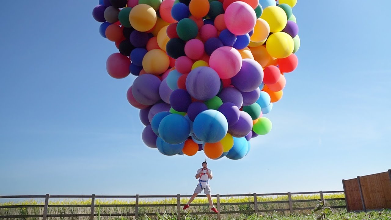Can $5000 Of Helium Lift A Man?
