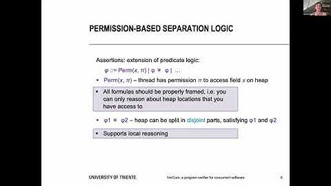 Prof. Marieke Huisman | VerCors: A Program Verifier for Concurrent Software