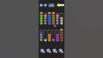 Ball colour sort puzzle level 70 #games #gaming
