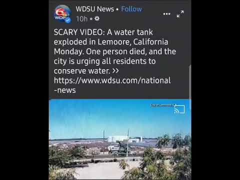 Video: Warum ist der Wassertank von Lemoore explodiert?