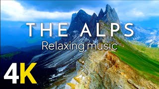 جبال الألب (4K)، موسيقا هادئة مع مناظر طبيعية خلابة