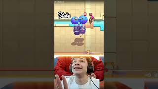 Jynxzi reacts to new evo skeleton barrel #jynxzi #clashroyale