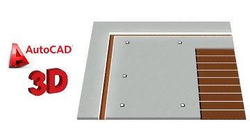 False Ceiling in AutoCAD 3D || 3D AutoCAD || Ceiling Design #autocad