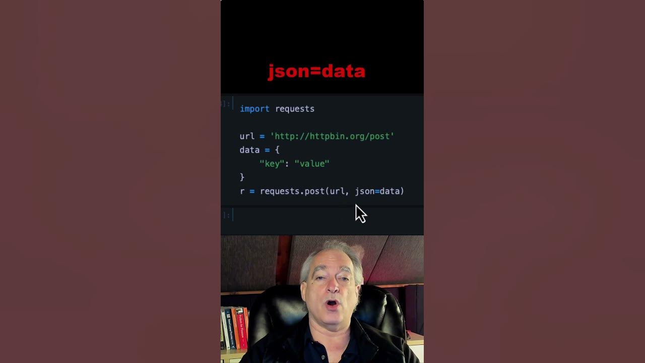How to post json data with python requests library shorts youtube