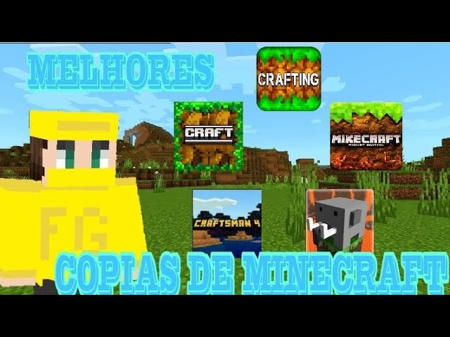 As Melhores CÓPIAS de MINECRAFT para Android😱😱 