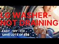  lg washer wont drain  oe error   diy and save  