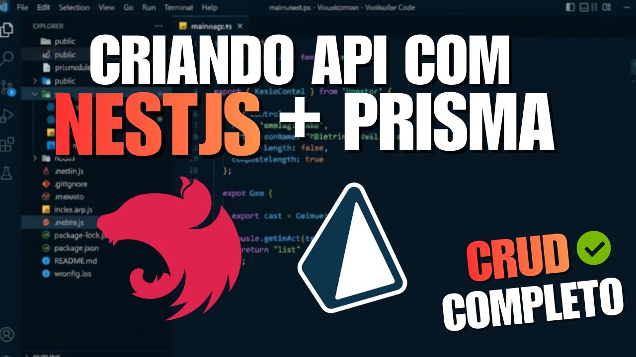 Criando API com NestJS e Prisma: CRUD Completo 2025!
