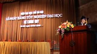 Bài diễn văn trong Lễ tốt nghiệp Viện đại học Mở Hà Nội năm 2006 - Hanoi Open University (HOU)