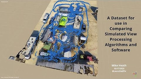 A Complex Dataset for Photogrammetry & View Simulation Processing