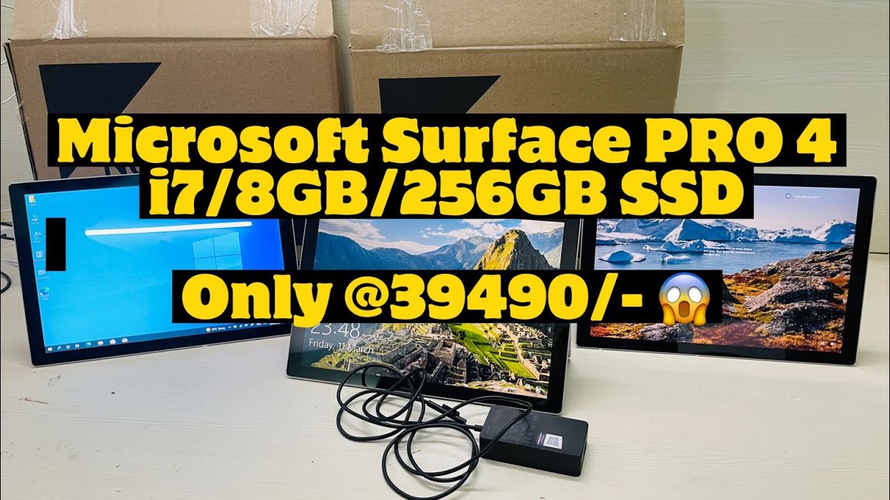 MICROSOFT SURFACE PRO 4 | i7/8GB/256GB SSD Unboxing | DIGITAL ARCADE