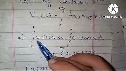 Lecture 5 Fourier transform of cosine Dennis g zill