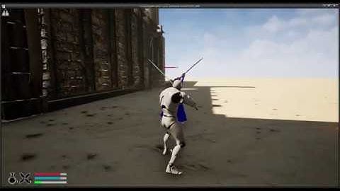 UE4 Combat System - Katana Attack Animations