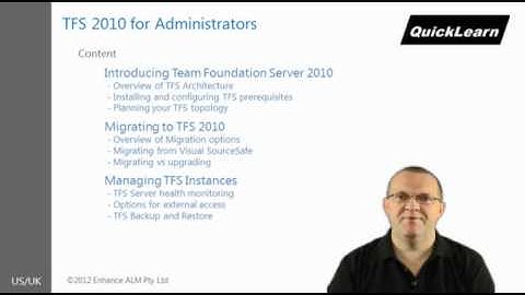 TFS 2010 for Administrators course overview