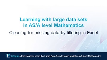2b Cleaning for missing data by filtering in Excel