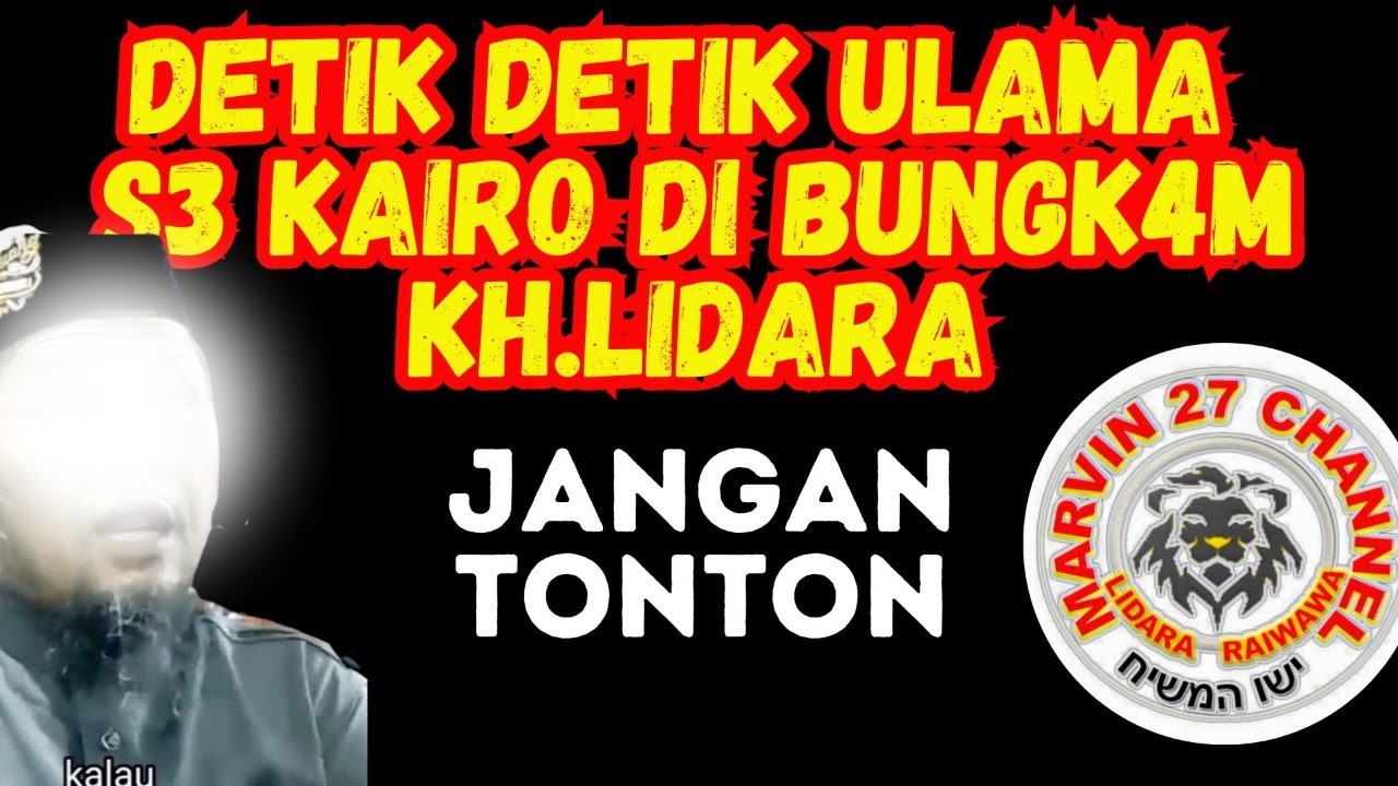 DETIK-DETIK ULAM4 S3 KAIRO DIBUNGKAM KH LIDARA SAAT DEBAT TERBUKA