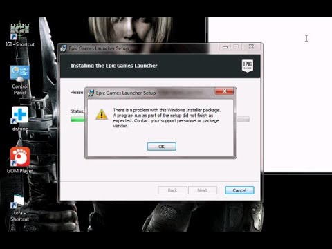 install epicgameslauncher without error ||windows installer package error fix at directx important