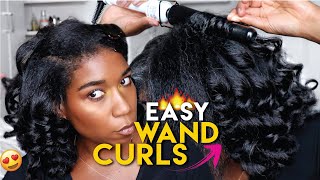 Well, that was EASY! 😝 MY BEST WAND CURL SET YET!