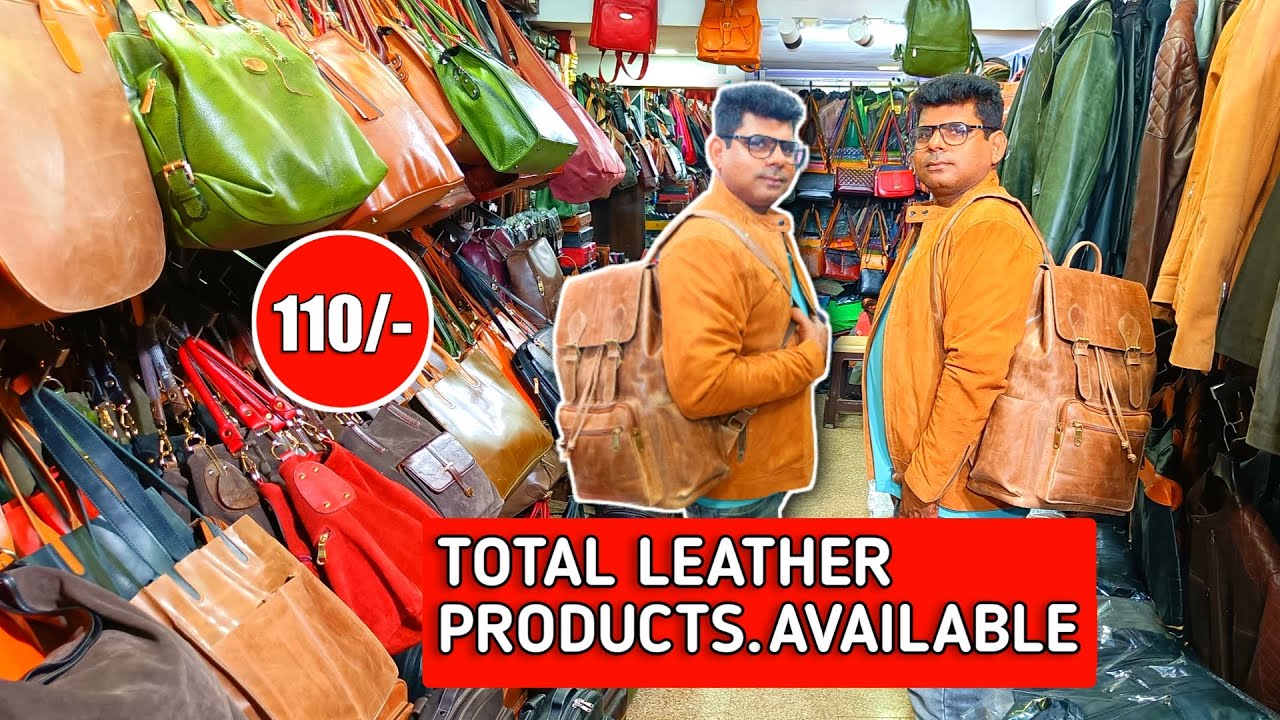 Leather Wholesaler and biggest Manufacturer in dharavi Mumbai| wholesale  market in Mumbai - YouTube