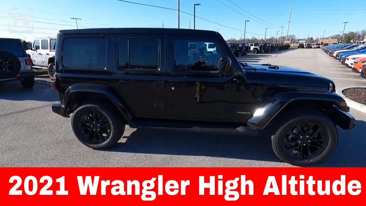 2021 Jeep WRANGLER UNLIMITED HIGH ALTITUDE 4X4 Walk Around - YouTube