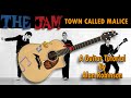 Town Called Malice - The Jam - Acoustic Guitar Lesson (ft. my son Jason on lead etc.)