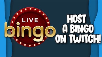 Live Bingo - Host a bingo on your Twitch channel!
