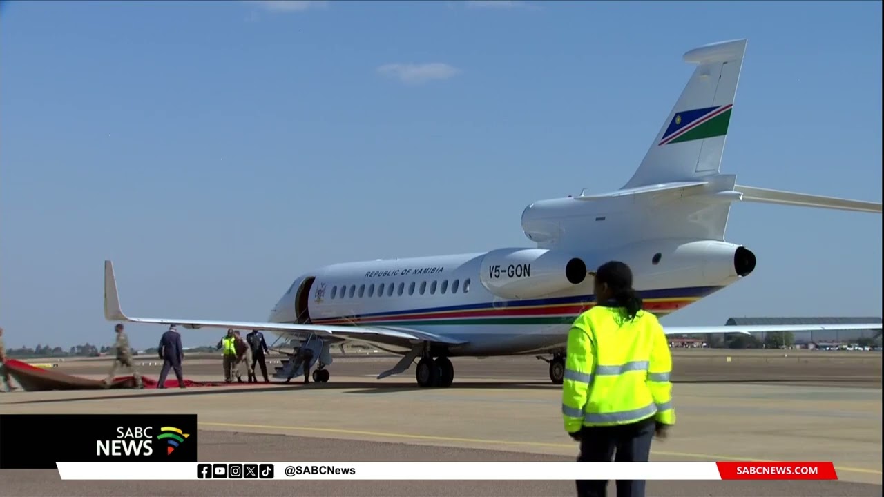 Presidential Inauguration | President of Namibia arrives