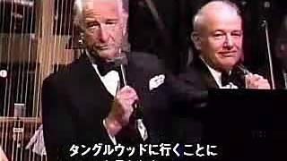 Victor Borge plays Wagner piece (?) celebrating for Leonard Bernstein's 70th birthday in Tanglewood