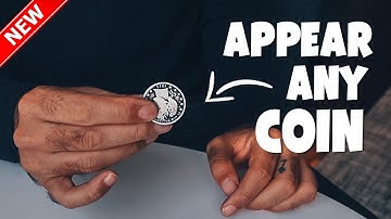 Make A Coin APPEAR Out Of THIN AIR : Coin Magic Tutorial