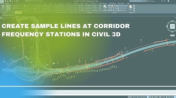 Create Sample lines at Corridor Frequency Stations in Civil 3D