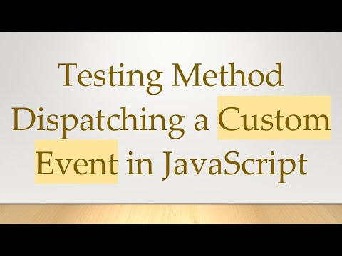 Testing Method Dispatching