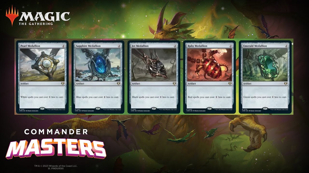 Commander Masters Day 1 - The Tempest Medallions - YouTube
