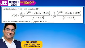 Let the function f : R → R be defined by f ( x ) = sin x e π x ( x 2023 + 2024 x + 2025 ) ( x 2 − x