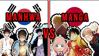 Korean Manhwa vs Japanese Manga - What's the Difference?