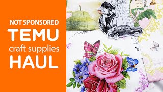 BIG TEMU HAUL of Craft Supplies & Tools and How I Use Them