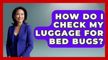 How Do I Check My Luggage For Bed Bugs? - Insects and Invaders