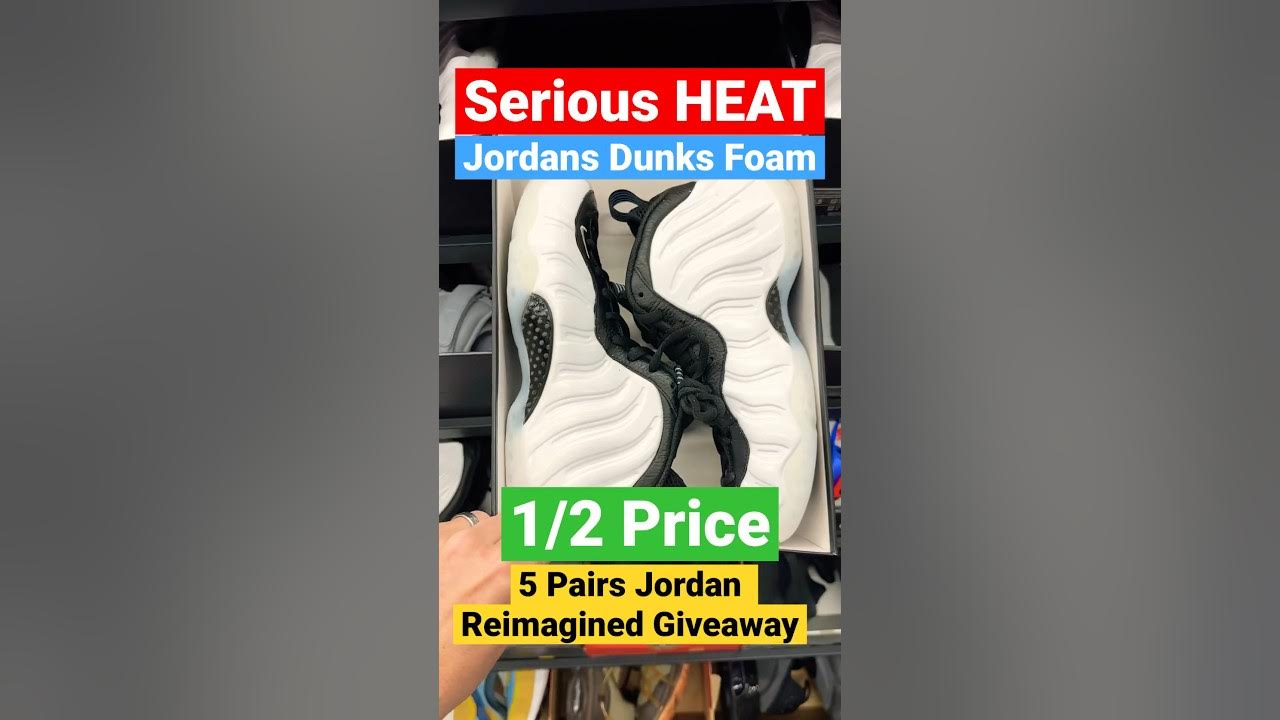 Jordan 1s, Nike Dunks, Foamposites ALL 1/2 Price! Nike Outlets stacked