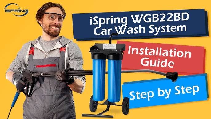 iSpring Spotless Car Wash System, Deionized Water System for Car Wash, RVs, Boats, Motorcycles, and Windows WGB22BD