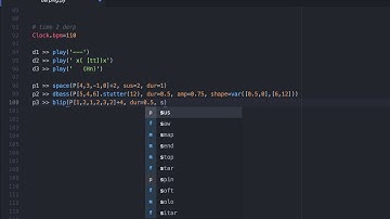Derping at 110 BPM - Live Coding with FoxDot