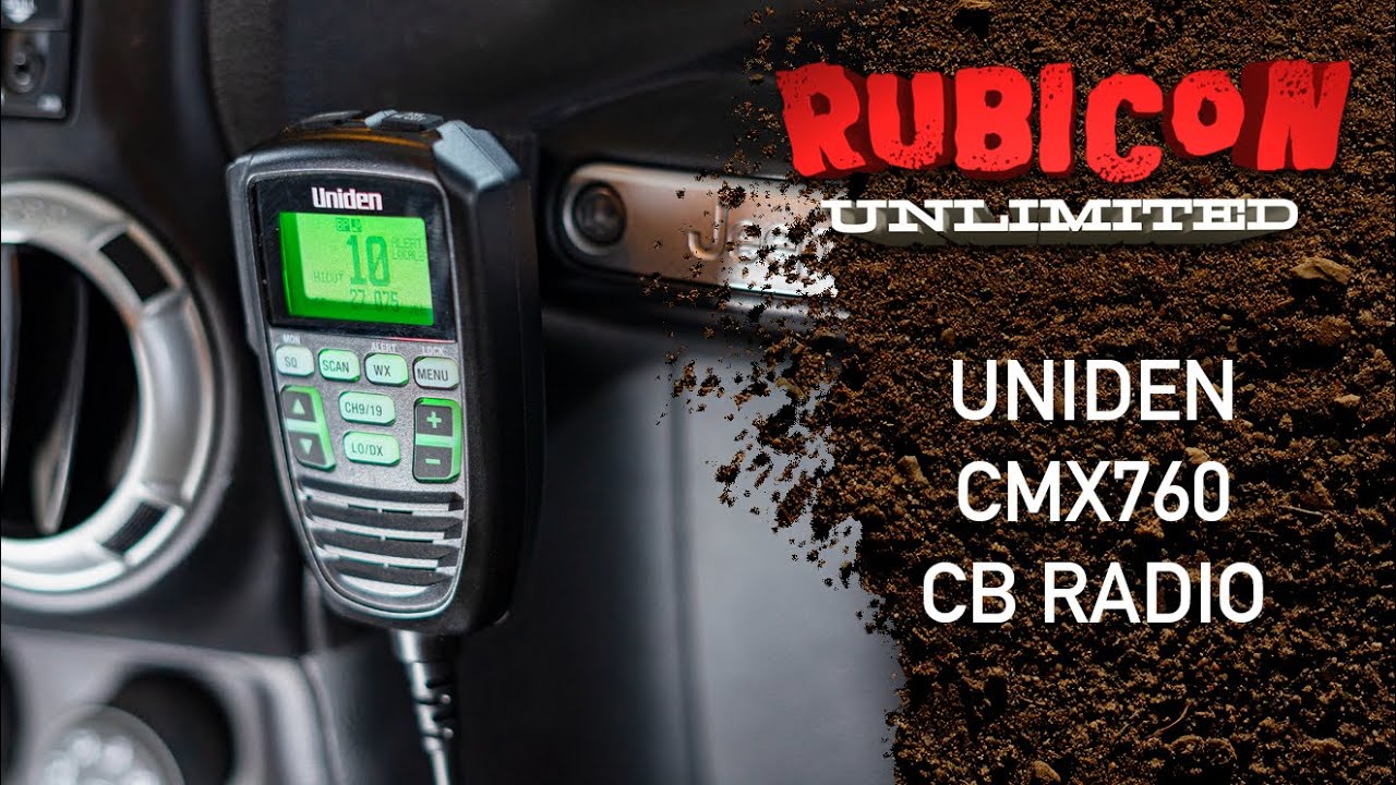 My CB Radio Setup Uniden CMX760 YouTube