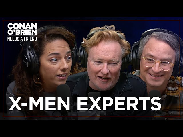 Conan Pitches A Boring X-Men Movie | Conan O'Brien Needs A Friend class=