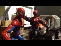 Spiderman vs Superior Spiderman Stop Motion