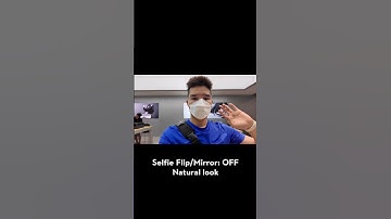 DJI Osmo Pocket 3 Selfie Mirror Setting Test #dji #pocket3