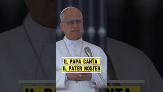 Papa Leone Xiv Canta Il Pater Noster Con I Fedeli The Pope Sings The Lords Prayer
